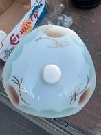 Vintage Plafondlamp Glas, Huis en Inrichting, Ophalen, Gebruikt, Glas