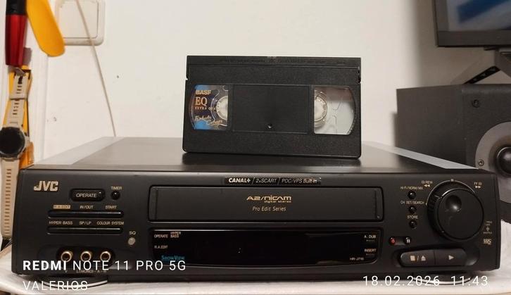 JVC HR-J715EH Videorecorder ., Audio, Tv en Foto, Videospelers, Gebruikt, VHS-speler of -recorder, Ophalen of Verzenden