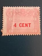 Fiscale zegel statistiek recht., Ophalen of Verzenden, T/m 1940, Postfris