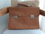 Vintage schooltas leer NIEUW, Sieraden, Tassen en Uiterlijk, Tassen | Schooltassen, Ophalen of Verzenden, Nieuw, Aktetas of Boekentas