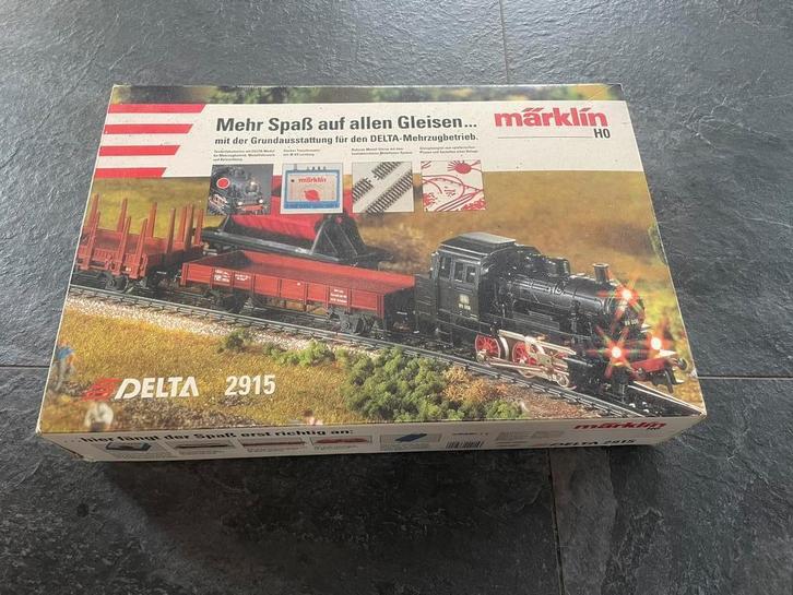 Complete Märklin Delta 2915 startset, Hobby en Vrije tijd, Modeltreinen | H0, Zo goed als nieuw, Wagon, Wisselstroom, Märklin