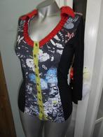 Eva en Claudi prachtige set vest en shirt maat S zwart roo, Kleding | Dames, Overige kleuren, Ophalen of Verzenden, Zo goed als nieuw