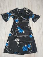 Echte vintage jaren 60 jurk mt 38, Maat 38/40 (M), Blauw, Ophalen of Verzenden, Onbekend