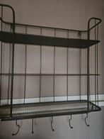 Zwart Wandkastje Open Design Keukenrek.Wandrek voor kruiden, Ophalen, Gebruikt