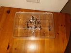 Theedoos thee doos box 6 vakken It's always tea time, Ophalen of Verzenden, Gebruikt