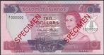 Solomon Islands 10 Dollars 1984 Specimen, Postzegels en Munten, Bankbiljetten | Oceanië, Los biljet, Ophalen of Verzenden