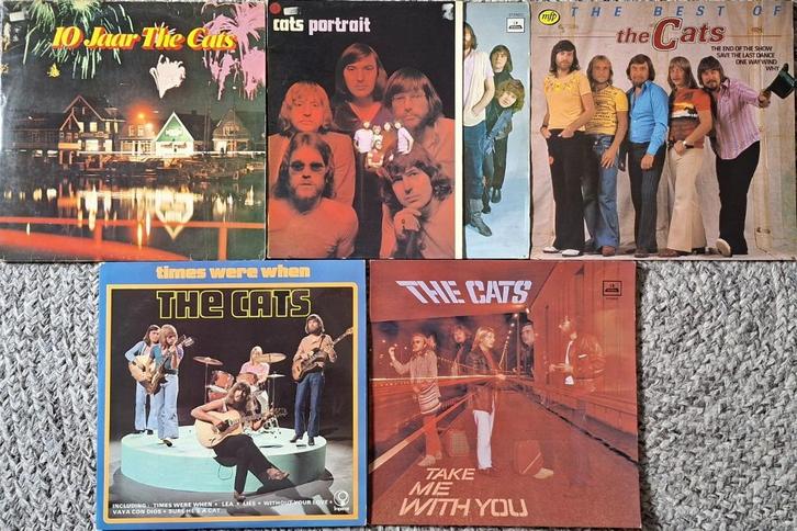 Lp's The Cats partij van 5 lp's, Cd's en Dvd's, Vinyl | Pop, Gebruikt, 1960 tot 1980, 12 inch, Ophalen of Verzenden