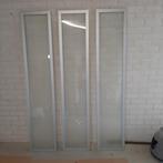 Ikea billy kast deuren 3 melkglas, 50 tot 100 cm, Glas, 25 tot 50 cm, Zo goed als nieuw