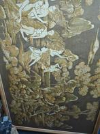 Indonesisch Batik Doek in Houten Frame, Ophalen of Verzenden, Gebruikt