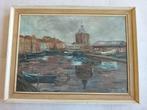Schilderij; George aan de Wiel ~ Drommedaris te Enkhuizen., Ophalen of Verzenden