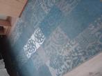 Blauw, wit, grijs  vloerkleed., Ophalen, Gebruikt, Grijs, Tapijt