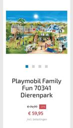 Playmobil Dierentuin 70341 + uitbreiding 70348, Ophalen of Verzenden, Zo goed als nieuw