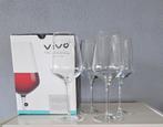 Vivo-Villeroy & Boch 4 stuks rode wijn glazen, Verzamelen, Glas en Borrelglaasjes, Ophalen of Verzenden, Zo goed als nieuw, Overige typen