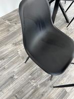 Zwart stoelen 4 stuks, Ophalen, Zo goed als nieuw, Zwart