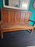 Antieke eikenhouten bank., Antiek en Kunst, Ophalen