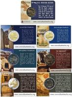 Malta 2 Euro Coincards 2015 t/m 2022: First Flight & Tempels, Ophalen of Verzenden, Malta, 2 euro
