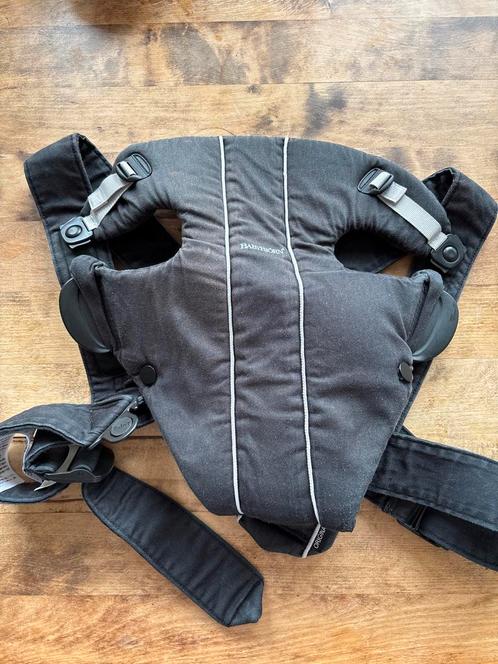 BabyBjörn Draagzak Mini - Zwart, Kinderen en Baby's, Babydragers en Draagdoeken, Gebruikt, Draagzak, Buik, Baby Björn, Ophalen of Verzenden