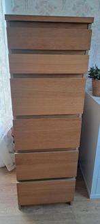 Malm 6 lades, Huis en Inrichting, Kasten | Ladekasten, Ophalen, Gebruikt, 50 tot 100 cm, 3 of 4 laden