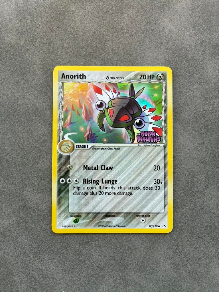 Pokemon Ex Holon Phantoms Anorith 57/110 Reverse Holo, Ophalen of Verzenden, Zo goed als nieuw