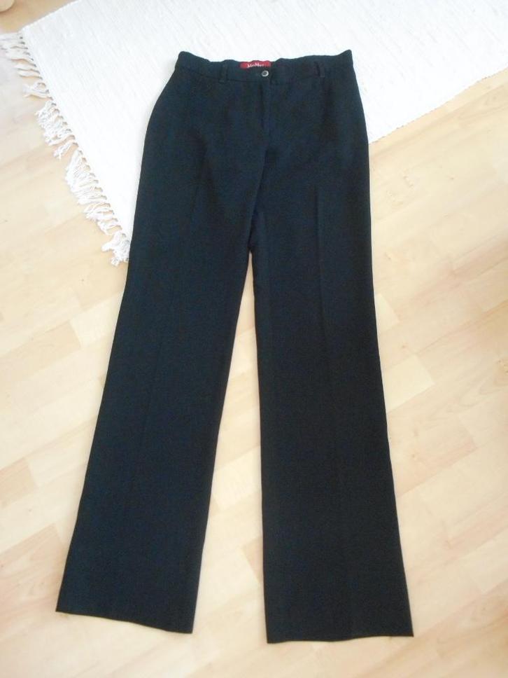 Broek van Max Mara, maat 38, Kleding | Dames, Broeken en Pantalons, Zo goed als nieuw, Maat 38/40 (M), Zwart, Lang, Ophalen of Verzenden