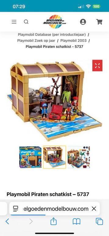 Playmobil Piratenkoffer beschikbaar voor biedingen