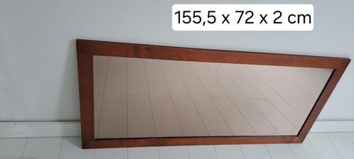 stevige spiegel met 'warme tint glas' 155,5 x 72 x 2 cm, Huis en Inrichting, Woonaccessoires | Spiegels, Zo goed als nieuw, 125 cm of meer