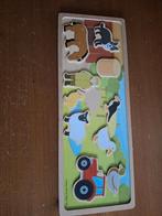 Houten magneetset dieren boerderij merk bigjigs, Ophalen of Verzenden, Zo goed als nieuw