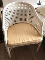 Stoel wit biezen matten, Ophalen, Gebruikt, Wit, Eén