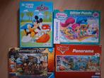 4 prachtige, kleurrijke puzzels. 56,104,100 en160 stukjes, Ophalen, Meer dan 50 stukjes, Zo goed als nieuw, 6 jaar of ouder
