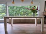 Hoge kwaliteit wit houten eettafel, Huis en Inrichting, Tafels | Sidetables, Gebruikt, Ophalen