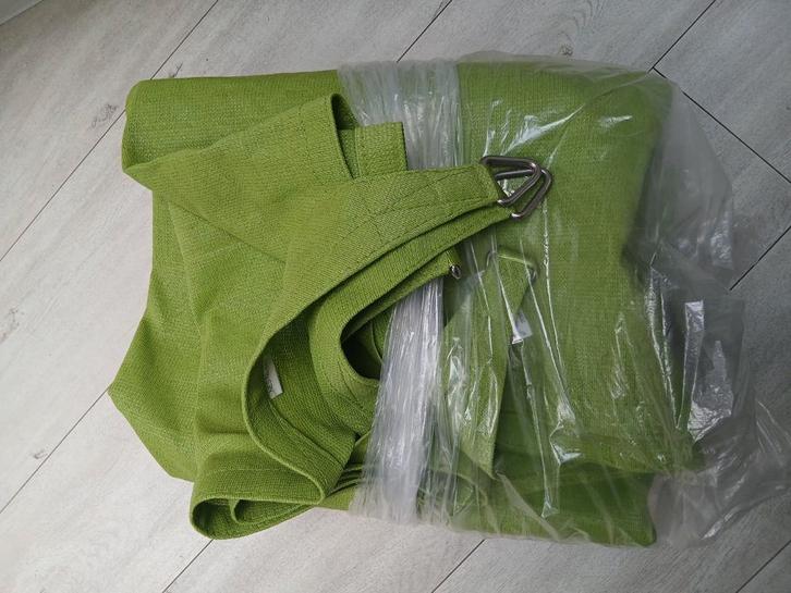 Groen schaduwdoek van Intratuin 3,6x3,6 m vierkant, Tuin en Terras, Schaduwdoeken, Nieuw, Ophalen of Verzenden
