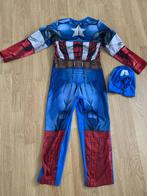 Captain America pak Marvel superheld mer spieren 7-8 jaar, Ophalen of Verzenden, Zo goed als nieuw, Jongen