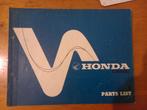 Honda cb50j parts list, Ophalen, Nieuw