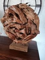 Oud drijfhout ornament doorsnede 50x50, Ophalen of Verzenden, Zo goed als nieuw