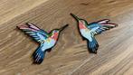 Strijkemblemen 2stuks kolibrie, Ophalen of Verzenden, Nieuw, Overige typen