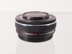 zwarte Olympus oa 14-42mm EZ  pancake lens MFT, Ophalen of Verzenden, Lens of Lenzen