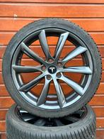 19 inch 5x114.3 Tesla Model 3 velgen set WINTERBANDEN, Auto-onderdelen, Banden en Velgen, 19 inch, Gebruikt, Banden en Velgen