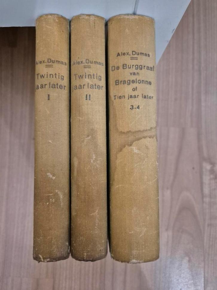 Alexandre Dumas - Drie Boeken, Boeken, Literatuur, Gelezen, Nederland, Ophalen of Verzenden