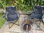 Set Froyak campingstoeltjes compact zwart, Caravans en Kamperen, Ophalen, Zo goed als nieuw, Campingstoel