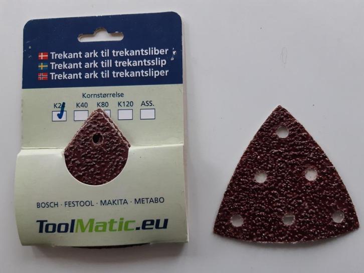 driehoekschuurpapier Toolmatic, Doe-het-zelf en Verbouw, Gereedschap | Schuurmachines, Nieuw, Vlakschuurmachine, Minder dan 600 watt