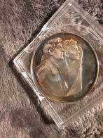 Herdenkingsmunt Willem-Alexander & Máxima, Postzegels en Munten, Penningen en Medailles, Ophalen of Verzenden, Zilver, Nederland