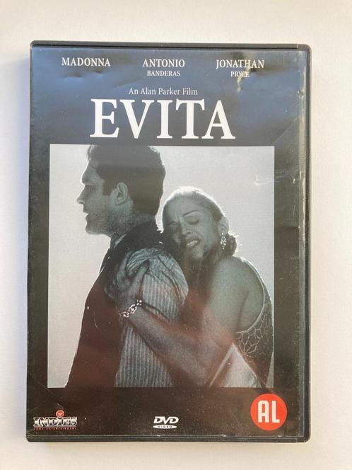 Evita - Madonna - Antonio Banderas, Cd's en Dvd's, Dvd's | Drama, Zo goed als nieuw, Drama, Alle leeftijden, Ophalen of Verzenden
