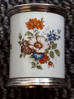 Lepelvaasje verzilverd met emaille, Antiek en Kunst, Ophalen of Verzenden