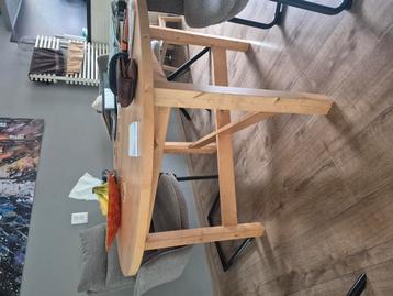 Tafel Ikea rond 130cm Norden te vergroten naar 170cm beschikbaar voor biedingen