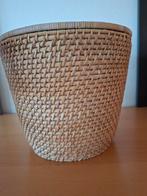 Theepot met theewarmhouder, Huis en Inrichting, Ophalen of Verzenden, Zo goed als nieuw, Rechthoekig, Riet