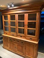Vitrinekast teak, Ophalen of Verzenden