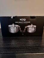 KOQI Downdraft Pannenset Uma Collection - Nieuw in doos!, Ophalen, Inductieplaat, Nieuw, Pannenset