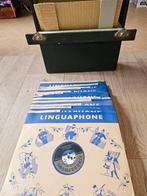 Linguaphone Frans platen 78 RPM 3 tm 50, Ophalen of Verzenden, Gebruikt