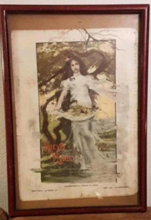 29 mei 1901 Primavera gravure voorkant tijdschrift Spanje, Antiek en Kunst, Kunst | Etsen en Gravures, Ophalen