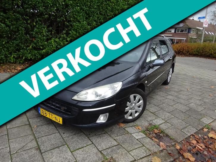 Peugeot 407 SW MET AIRCO & APK MET 08-03-2026!, Auto's, Peugeot, Bedrijf, Te koop, ABS, Airbags, Airconditioning, Boordcomputer